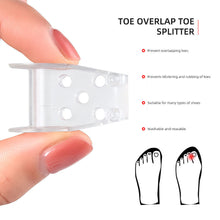 Load image into Gallery viewer, Toe Splitter Thumb Valgus Corrector Big Foot Bone Orthosis Clip Toe Pad Foot Care Toe Separator Health Care