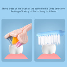 Load image into Gallery viewer, 3D Three-dimensional Toothbrush Long Handle Manual Adult Toothbrush Three-sided Toothbrush Tooth Cleaning Tool