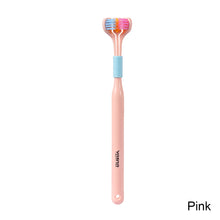 Load image into Gallery viewer, 3D Three-dimensional Toothbrush Long Handle Manual Adult Toothbrush Three-sided Toothbrush Tooth Cleaning Tool
