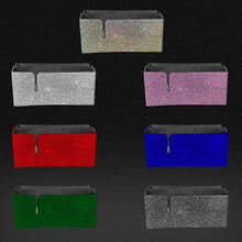 Load image into Gallery viewer, Diamond Car Storage Box Double Storage Bag Organizer Paste PVC Storage Daily Necessities Bling Accessories Woman