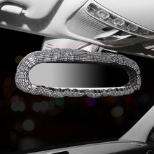 Load image into Gallery viewer, Car Rear View Bling Rhinestone Rear View Mirror Charming Rearview Mirror Cover With Crystal Diamonds Elastic Glitter
