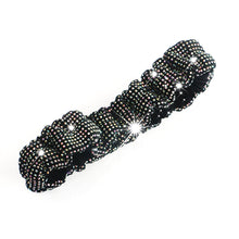 Load image into Gallery viewer, Car Rear View Bling Rhinestone Rear View Mirror Charming Rearview Mirror Cover With Crystal Diamonds Elastic Glitter