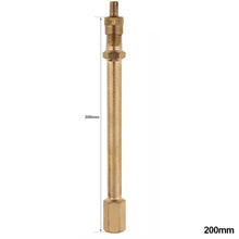 Load image into Gallery viewer, 110mm/140mm/200mm Motorcycle Car Truck Full Brass Wheel Tire Valve Stem Extension Pole Cap Extender Steamboat Car Accessories