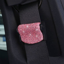 Load image into Gallery viewer, Universal Car Seat Belts Clips Rhinestone Diamond Clip Bling Safety Adjustable Auto Stopper Buckle Interior Accessories