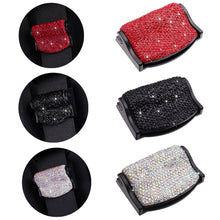 Load image into Gallery viewer, Universal Car Seat Belts Clips Rhinestone Diamond Clip Bling Safety Adjustable Auto Stopper Buckle Interior Accessories