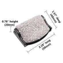 Load image into Gallery viewer, Universal Car Seat Belts Clips Rhinestone Diamond Clip Bling Safety Adjustable Auto Stopper Buckle Interior Accessories