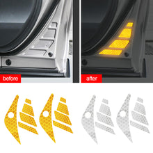Load image into Gallery viewer, 10Pcs Car Door Safety Reflective Sticker Warning Trunk Open Reflective Decorative For Toyota Harrier 2021 2022