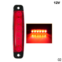 Load image into Gallery viewer, 1Pcs Truck Trailer Side Marker Indicators Clearance 6LED 24V Car Brake Rear highlight Tail Light Warning Signal Lamp