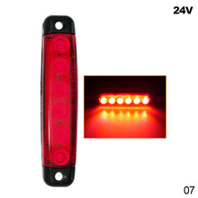 Load image into Gallery viewer, 1Pcs Truck Trailer Side Marker Indicators Clearance 6LED 24V Car Brake Rear highlight Tail Light Warning Signal Lamp