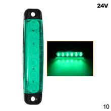 Load image into Gallery viewer, 1Pcs Truck Trailer Side Marker Indicators Clearance 6LED 24V Car Brake Rear highlight Tail Light Warning Signal Lamp