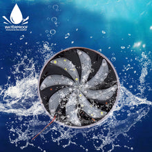 Load image into Gallery viewer, Round Motorcycle Colorful LED Strobe Light Flash Lamp Atmosphere Lamp Modified Windmill Lights Fire Wheel Lights