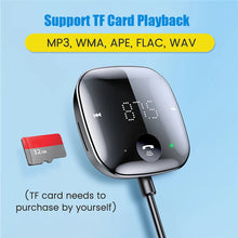 Load image into Gallery viewer, Powstation Bluetooth 5.0 Car Audio Transmitter Wireless Bluetooth FM Transmitter AUX Audio Receiver MP3 Player Car Kit Handsfree