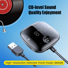 Load image into Gallery viewer, Powstation Bluetooth 5.0 Car Audio Transmitter Wireless Bluetooth FM Transmitter AUX Audio Receiver MP3 Player Car Kit Handsfree