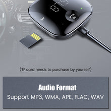 Load image into Gallery viewer, Powstation Bluetooth 5.0 Car Audio Transmitter Wireless Bluetooth FM Transmitter AUX Audio Receiver MP3 Player Car Kit Handsfree