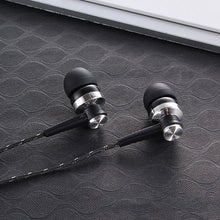 Load image into Gallery viewer, Wired Earphone Stereo In-Ear 3.5mm Nylon Weave Cable Earphone Headset With Mic For Laptop Smartphone Gifts