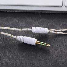 Load image into Gallery viewer, Wired Earphone Stereo In-Ear 3.5mm Nylon Weave Cable Earphone Headset With Mic For Laptop Smartphone Gifts