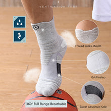 Load image into Gallery viewer, Breathable Basketball Socks Outdoor Cycling Socks Sports Socks Protect Feet Wicking Bike Running Football Sport Socks Men Socks