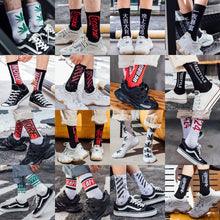 Load image into Gallery viewer, Korean Style Fashion Harajuku Street Hip Hop Socks Unisex Cool Men Socks Skateboard Women Socks