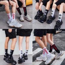 Load image into Gallery viewer, Korean Style Fashion Harajuku Street Hip Hop Socks Unisex Cool Men Socks Skateboard Women Socks