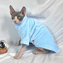 Load image into Gallery viewer, Winter Hairless Cat Sweater Cat Clothes Fall Winter Kitten Small Dog Clothes for Cornish Devon Cat Costume Hairless Pet Clothes
