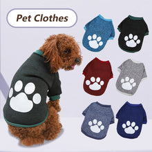 Load image into Gallery viewer, Autumn Winter Puppy Hoodie Clothing Cat Sweater T Shirt Paw Vest Big Dog Sport Shirt Pet Vest Pet Clothes