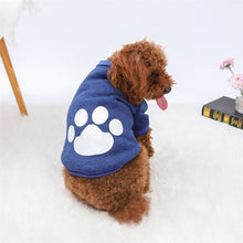 Load image into Gallery viewer, Autumn Winter Puppy Hoodie Clothing Cat Sweater T Shirt Paw Vest Big Dog Sport Shirt Pet Vest Pet Clothes