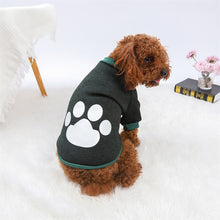 Load image into Gallery viewer, Autumn Winter Puppy Hoodie Clothing Cat Sweater T Shirt Paw Vest Big Dog Sport Shirt Pet Vest Pet Clothes