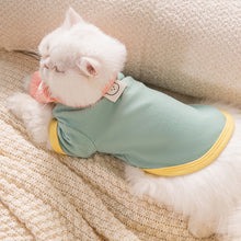 Load image into Gallery viewer, Autumn and Winter Pet Warm Hoodie Puppy Dog Cat Macaroons Shirt Jacket with Scarf Two-legged Cartoon Pet Clothes Teddy Bichon Dog Clothes