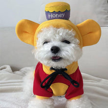 Load image into Gallery viewer, Pet Clothes Cute Winnie the Pooh Costume Clothing For Cats Dog Teddy Dog Clothes Shirt Animals Costume Pet Supplies