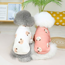 Load image into Gallery viewer, Pet Clothes Cute Bear Print Two-legged Clothes Comfortable and Breathable Cat Clothes Puppy Clothes
