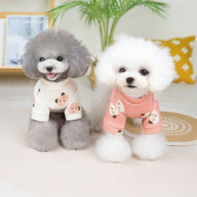 Load image into Gallery viewer, Pet Clothes Cute Bear Print Two-legged Clothes Comfortable and Breathable Cat Clothes Puppy Clothes