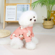 Load image into Gallery viewer, Pet Clothes Cute Bear Print Two-legged Clothes Comfortable and Breathable Cat Clothes Puppy Clothes
