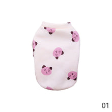 Load image into Gallery viewer, Pet Clothes Cute Bear Print Two-legged Clothes Comfortable and Breathable Cat Clothes Puppy Clothes