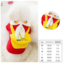 Load image into Gallery viewer, Winter Cartoon Dog Clothes Cute Bow Tie Satchel Pet Clothing for Small Dogs Puppy Cat Costumes Coat Warm Plush Sweater Chihuahua