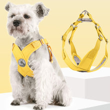 Load image into Gallery viewer, Dog Chest Reflector Strap Traction Rope Vests Dog Chains Dog Ropes collars X type Pet Collar Adjustable Soft Comfort Pet Product