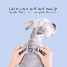 Load image into Gallery viewer, Dog Chest Reflector Strap Traction Rope Vests Dog Chains Dog Ropes collars X type Pet Collar Adjustable Soft Comfort Pet Product