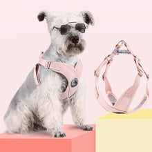 Load image into Gallery viewer, Dog Chest Reflector Strap Traction Rope Vests Dog Chains Dog Ropes collars X type Pet Collar Adjustable Soft Comfort Pet Product