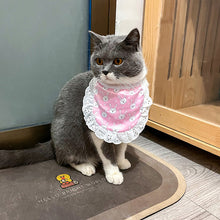 Load image into Gallery viewer, Cute Pet Bandana For Dog Cat Triangular Pet Bibs Scarf Cotton Washable Ties Collar Scarf Puppy Kitten Accessories