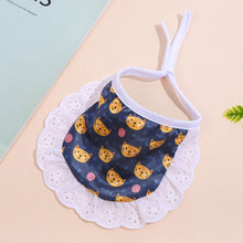 Load image into Gallery viewer, Cute Pet Bandana For Dog Cat Triangular Pet Bibs Scarf Cotton Washable Ties Collar Scarf Puppy Kitten Accessories