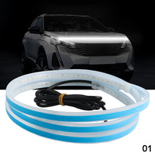 Load image into Gallery viewer, 1.5m Car Hood Lights Universal Headlight Strip Daytime Running Light DRL Decorative Lamp Bar Scan When Starting 12V Ambient Backlight