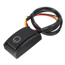 Load image into Gallery viewer, Universal Car Push Button Latching Turn ON/OFF Adhesive Truck Electrical Button Switch LED Light DC12V/200mA