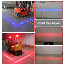 Load image into Gallery viewer, 15LED LED Forklift Light Red Flood Beam Forktruck Red Danger Zone Forklift Truck Warning Lamp 30W 10V-80V