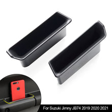 Load image into Gallery viewer, 2Pcs Car Interior Front Door Side Storage Handle Pocket Box Glove Organizer Phone Container Case For Suzuki Jimny JB74 2019 2020 2021