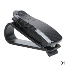 Load image into Gallery viewer, Car Accessories Sunglasses Eyeglasses Glasses Wood Grain Holder Auto Fastener Glasses Case Atuo Ticket Clip