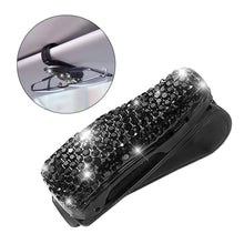Load image into Gallery viewer, Car Clip Sun Visor Glasses Bracket Bill Clip Portable Sunglasses Rhinestone Diamond Decoration Eyeglasses Interior Supplies