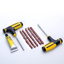 Load image into Gallery viewer, Car Tire Repair Tools Kit with Rubber Strips Truck Motorcycle Car Tubeless Tyre Puncture Studding Plug Set Car Tire Cement Tool