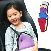 Load image into Gallery viewer, Anti-collision Car Safety Belt Cover Adjustable Triangular Safety Seat Belt Pad Clips Baby Child Protection Seat Belt Retainer