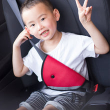 Load image into Gallery viewer, Anti-collision Car Safety Belt Cover Adjustable Triangular Safety Seat Belt Pad Clips Baby Child Protection Seat Belt Retainer