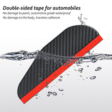 Load image into Gallery viewer, 1Pair PVC Car Side Rear View Mirror Sticker Rain Eyebrow Visor Carbon Fiber Look Sun Shade Weather Shield Cover Auto Accessories