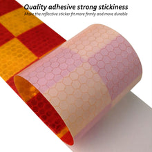 Load image into Gallery viewer, Car Safety Warning Tape Reflective Sticker Bike Frame Motorcycle Bicycle Decal Decor Reflective Strips Safety Mark Warning Tape
